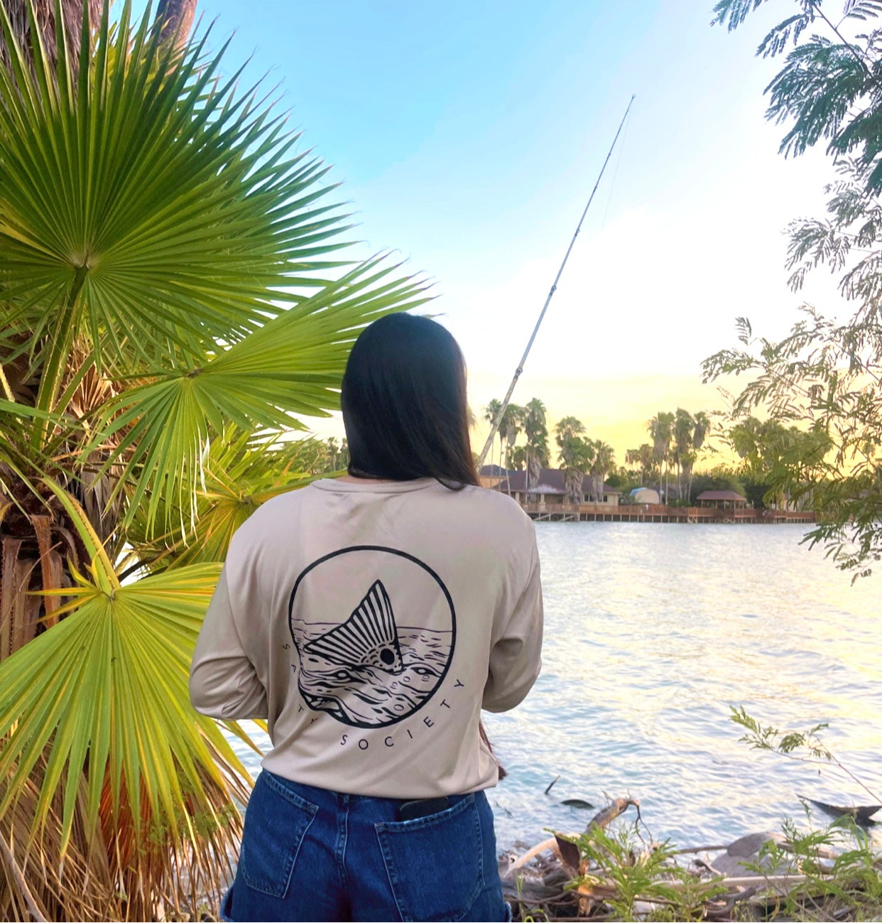 Desert Tan Long Sleeve Performance T-Shirt