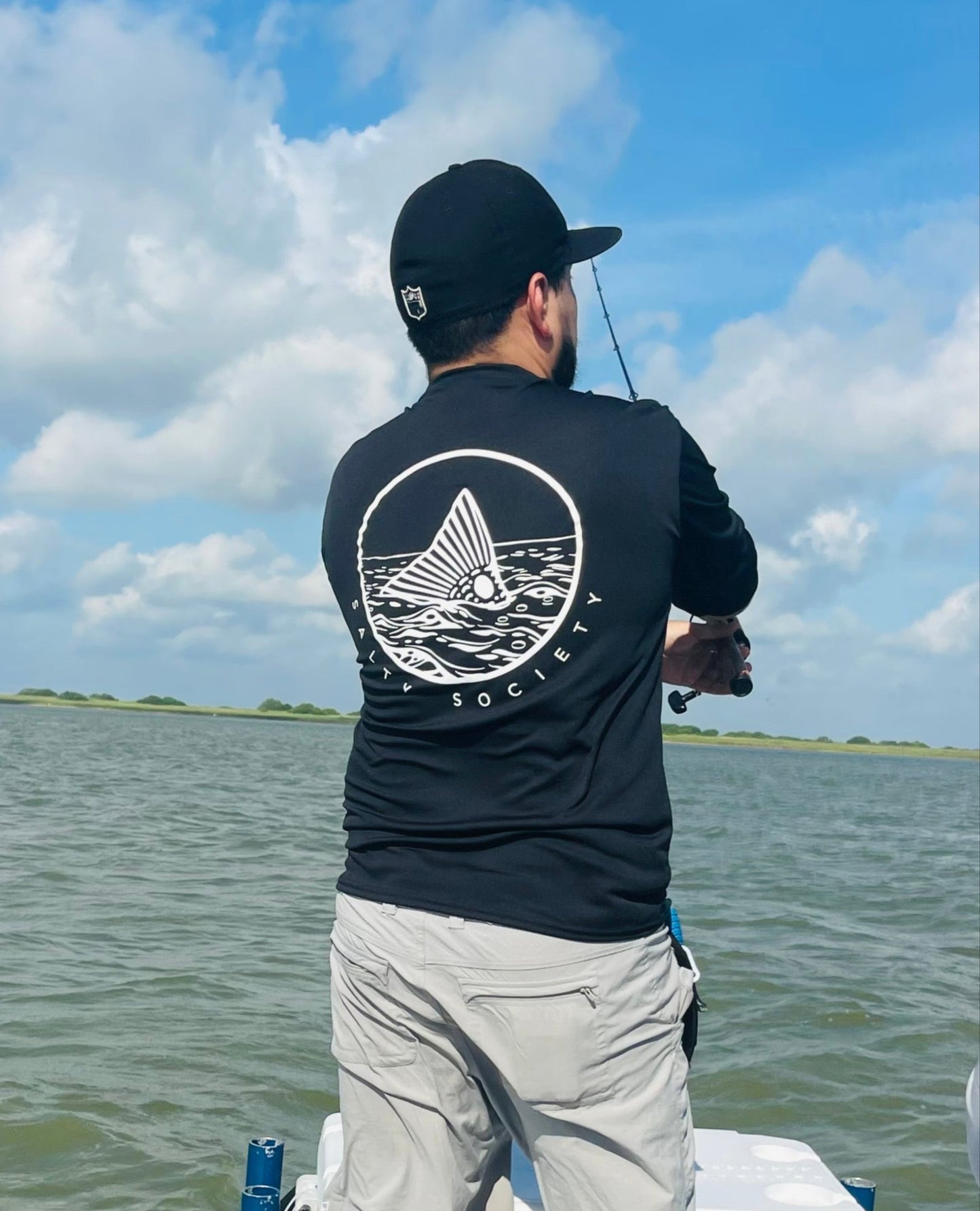 BLACK Long Sleeve Performance T-Shirt
